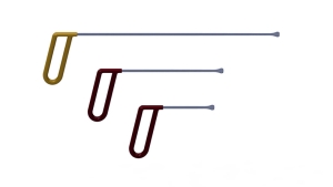 Набор средних китовых хвостов 18005-3 - инструмент PDR для удаления вмятин