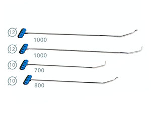 Комплект ножевидных крючков 3-04PDRE (4 шт) - инструмент PDR для удаления вмятин